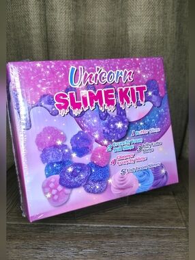 Unicorn Slime Kit - Pink & Purple Glitter Craft Set